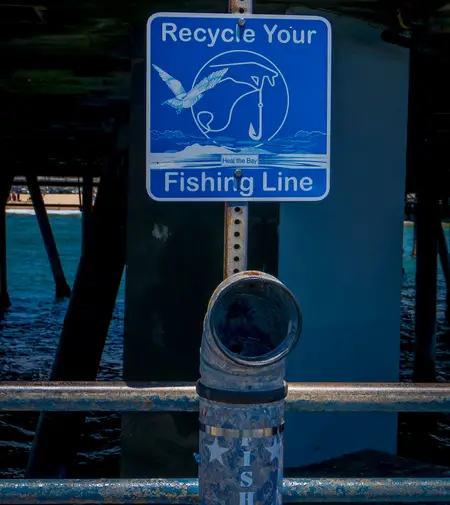 Fishing Line Recycling Station